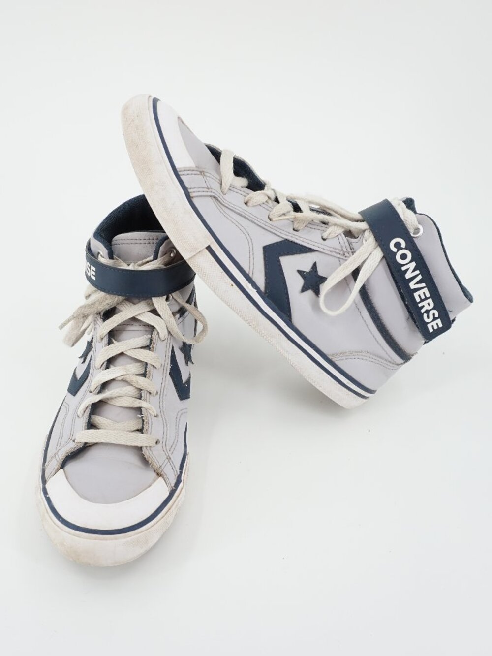 Converse Pro Blaze Strap Leather High GS 'Ghost Town Navy' Size 6